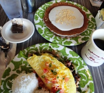 ハワイの朝食 1：　Ｈｉｇhway Inn